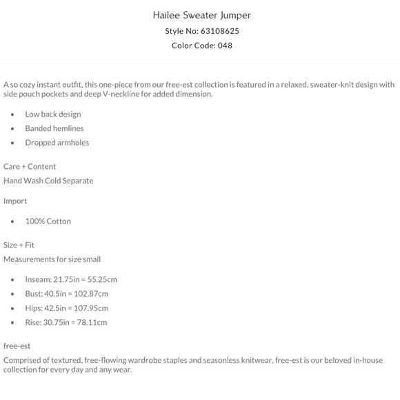 NWT FREE PEOPLE Hailee Sweater Jumpsuit Romper Salt Water Khaki Light Grn - Picture 5 of 5